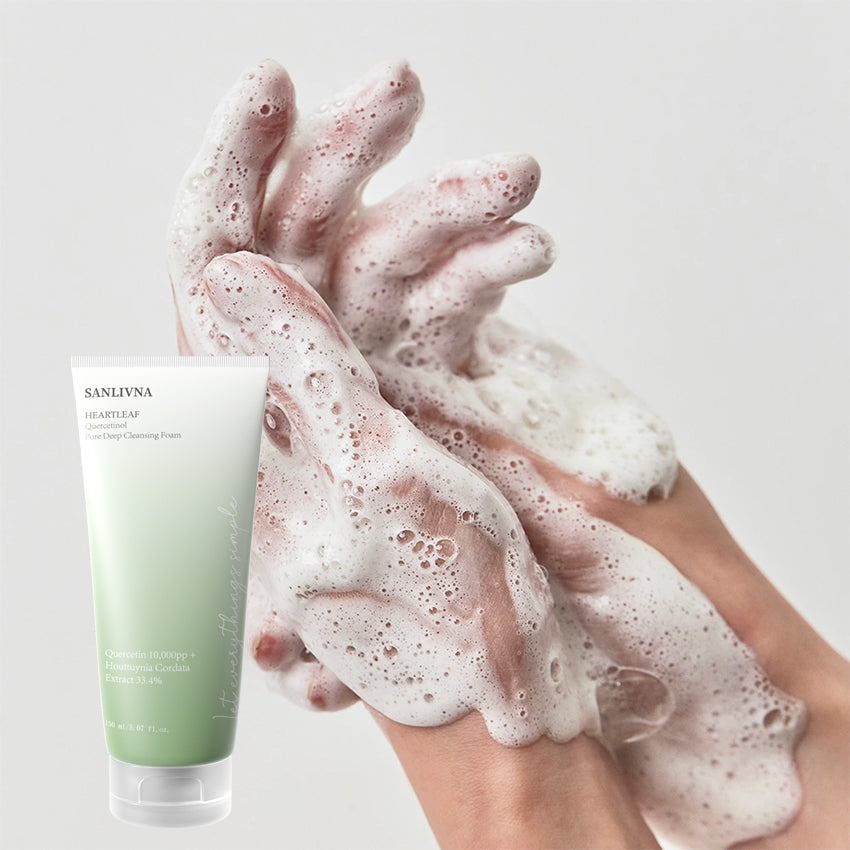 HEARTLEAF QUERCETINOL PORE DEEP CLEANSING FOAM